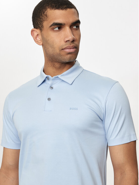 BOSS Boss Polo majica Palosh 30 50471335 Svetlo modra Slim Fit