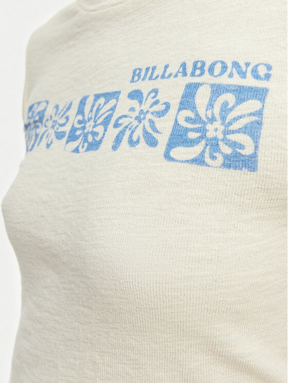 Billabong Billabong T-krekls Baby EBJKT00119 Gaiši bēša Slim Fit