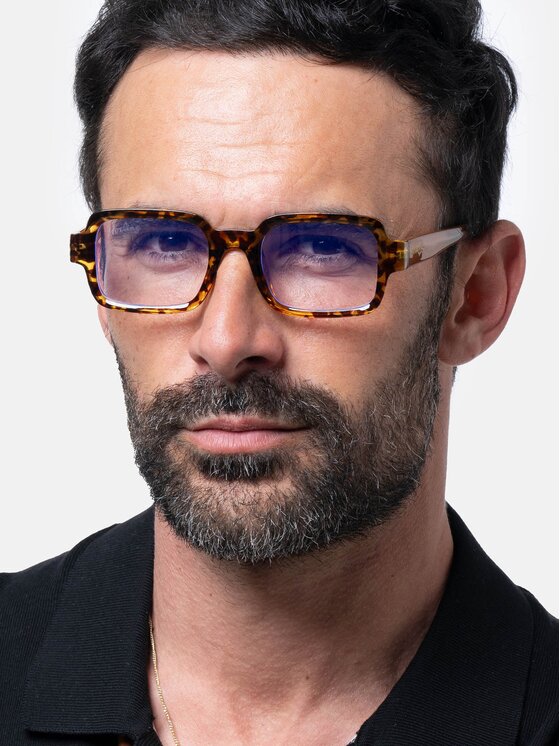 Herling Herling Occhiali con filtro luce blu Dashiell Marrone