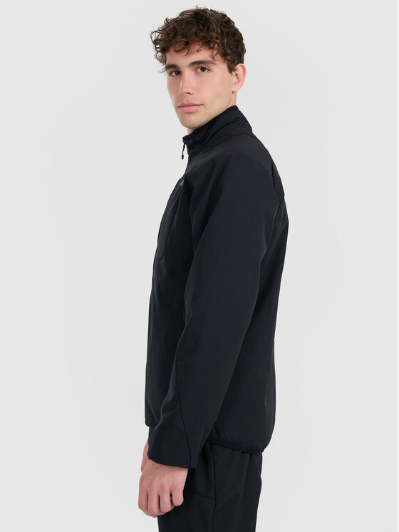 4F 4F Kurtka wielofunkcyjna HALNY Czarny Regular Fit