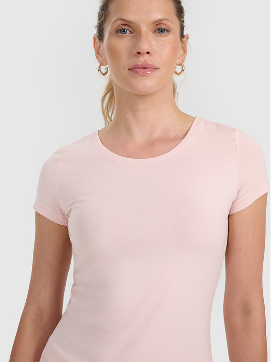 4F 4F T-Shirt NOS Różowy jasny Regular Fit