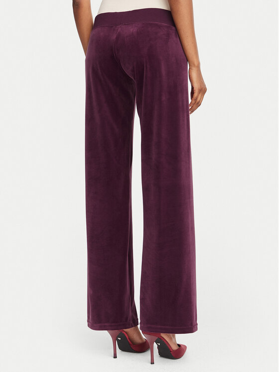 Juicy Couture Juicy Couture Долнище анцуг Old Gothic JCWBJ226334 Виолетов Regular Fit