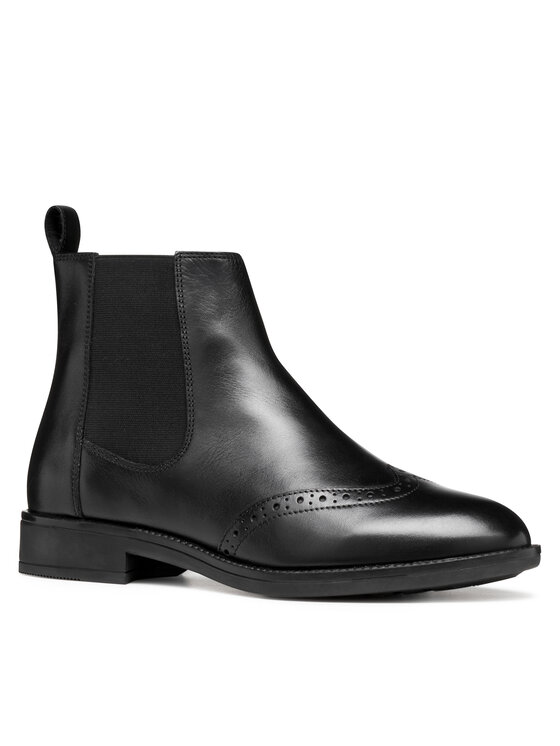 Geox Geox Kotníková obuv s elastickým prvkem D Jaylon 2 D56QAA 043NH C9999 Černá