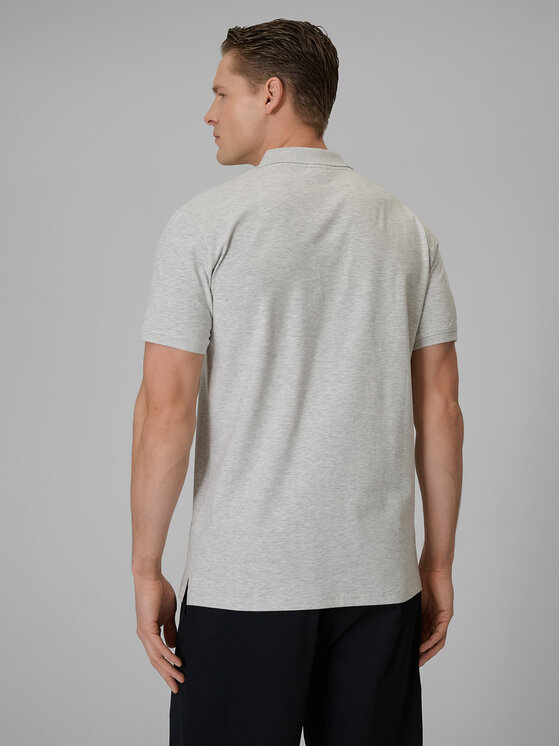 4F 4F Polo NOS Szary jasny Regular Fit