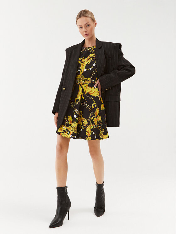 Versace Jeans Couture Versace Jeans Couture Φόρεμα καθημερινό 75HAO905 Μαύρο Regular Fit