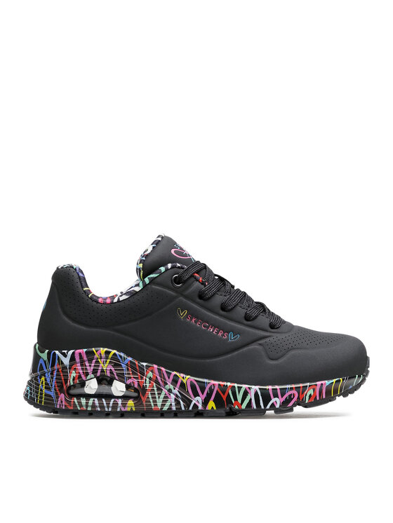 Skechers Snīkeri Loving Love 155506/BBK Melns