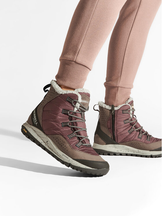 Merrell Merrell Schneeschuhe Antora Sneaker Boot Wp J066930 Dunkelrot