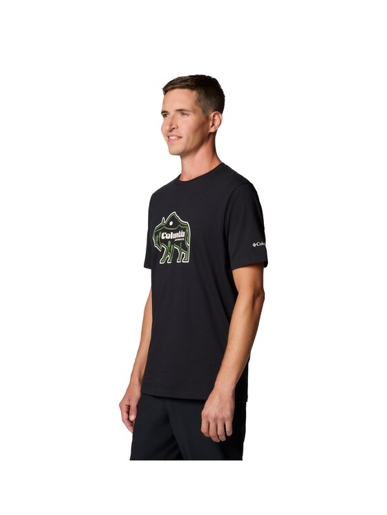 Columbia Columbia T-Shirt 203640 Czarny Regular Fit