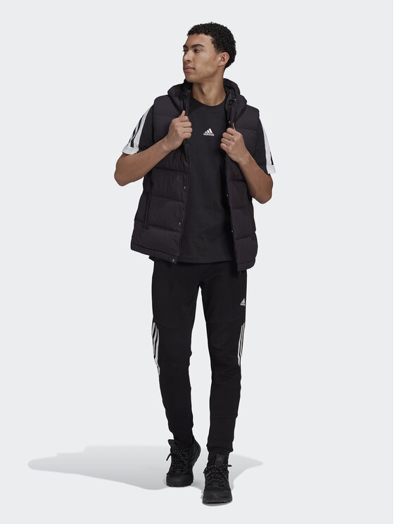 adidas adidas Gilet Helionic Hooded Down Vest HG6277 Nero Regular Fit