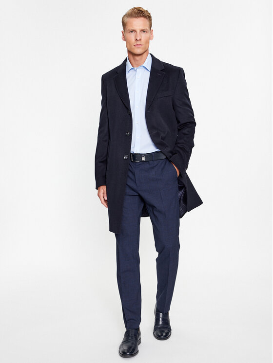 Boss Stoffhose 50502469 Dunkelblau Slim Fit | Modivo.de