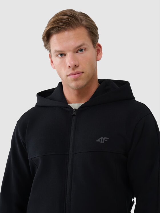 4F 4F Felpa 4FWSS25TSWSM1537-20S Nero Regular Fit