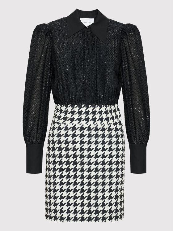 Silvian Heach Silvian Heach Kokteiļkleita Ottora PGA21529VE Melns Slim Fit