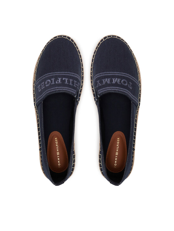 Tommy Hilfiger Tommy Hilfiger Espadrile Denim Platform Espadrille FW0FW08543 Tamnoplava