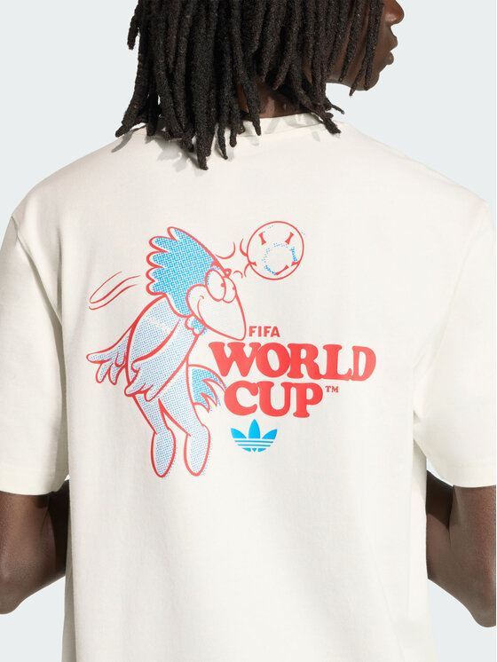 adidas adidas Koszulka techniczna FIFA World Cup 26™ Footix Mascot Biały Regular Fit