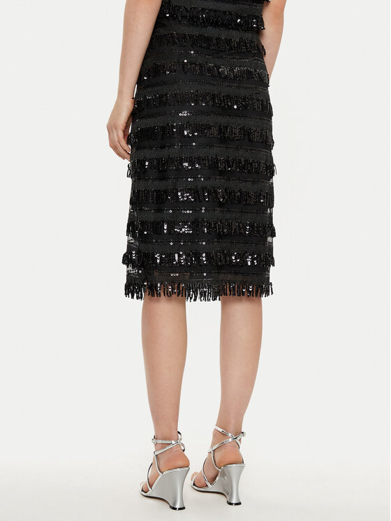 JOOP! JOOP! Midi szoknya 30044815 Fekete Regular Fit