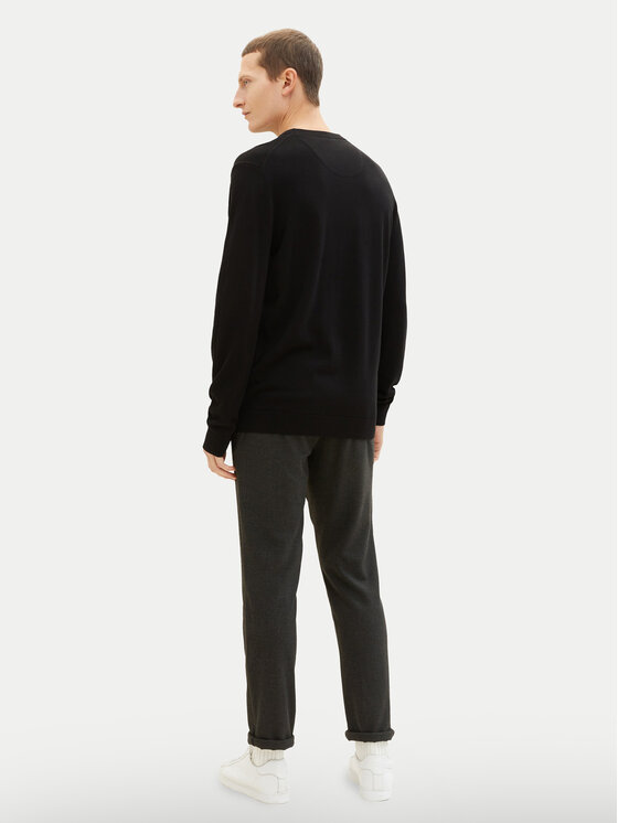 Tom Tailor Tom Tailor Πουλόβερ 1038426 Μαύρο Regular Fit