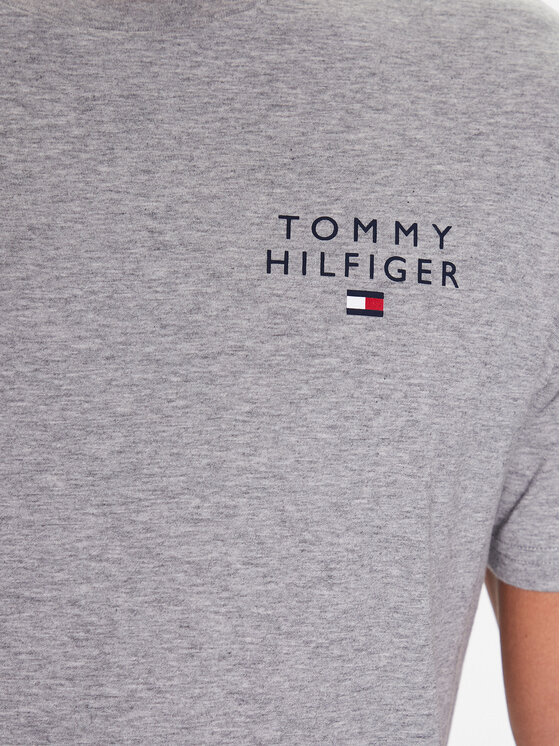 Tommy Hilfiger Tommy Hilfiger T-Shirt UM0UM02916 Szary Regular Fit