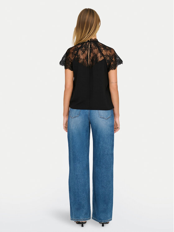 JDY JDY Блузка Lion 15335458 Чорний Regular Fit