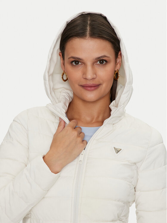 Guess Guess Dūnu jaka Diann V4YL04 WF3X0 Balts Regular Fit