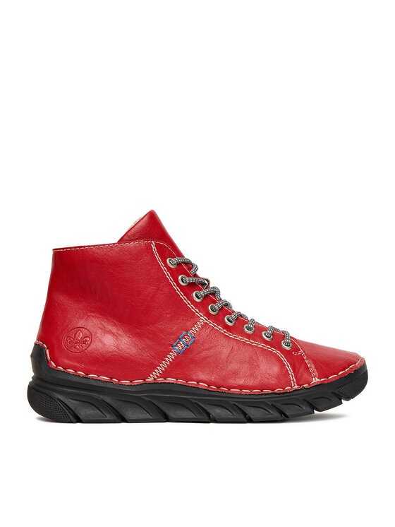 Rieker Botki 55020-33 Czerwony