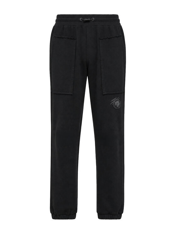 Plein Sport Plein Sport Spodnie dresowe 31544 Czarny Jogger Fit