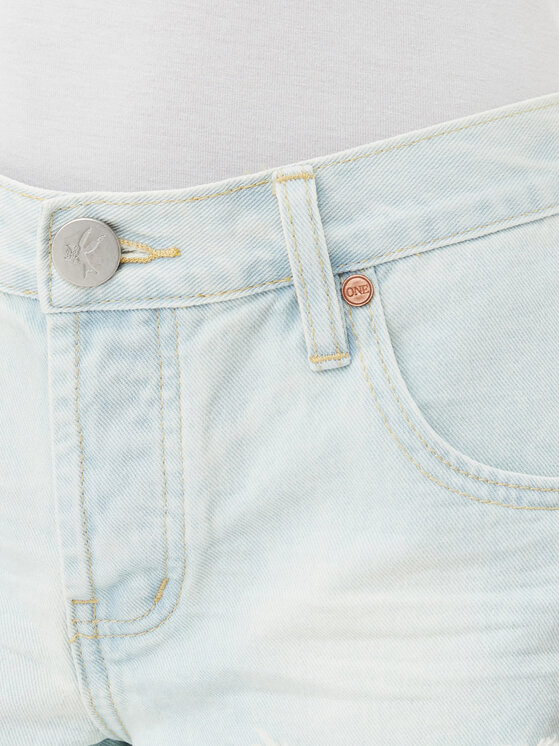 One Teaspoon One Teaspoon Pantaloni scurți de blugi Bonitas 26867 Albastru Regular Fit