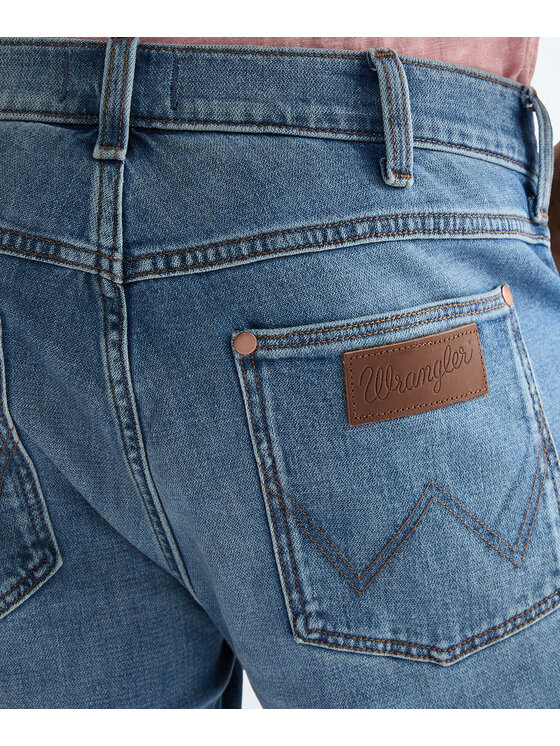 Wrangler Wrangler Szorty jeansowe Colton Short Niebieski Regular Fit
