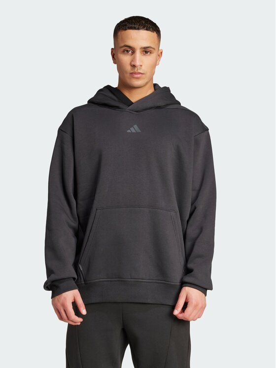 adidas adidas Bluza techniczna 167504 Czarny Oversize