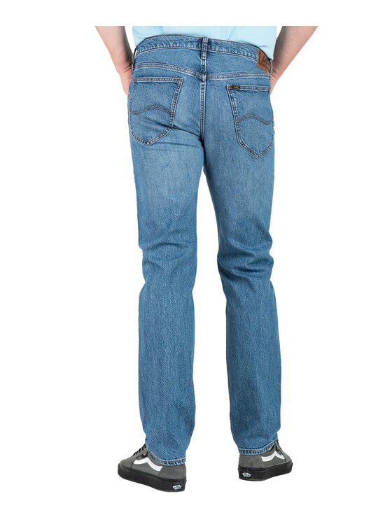 Lee Lee Jeansy 112356557 Niebieski Regular Fit