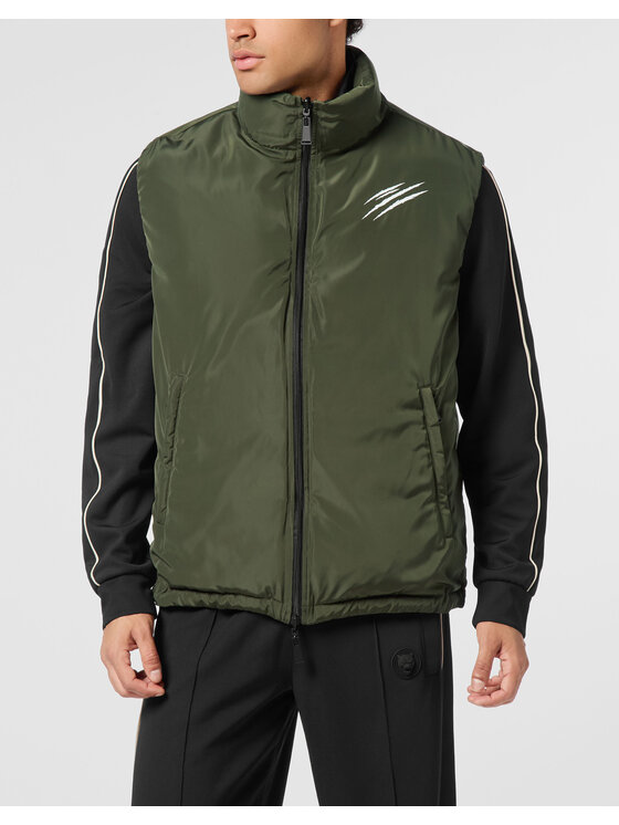 Plein Sport Plein Sport Gilet 23999 Verde Regular Fit