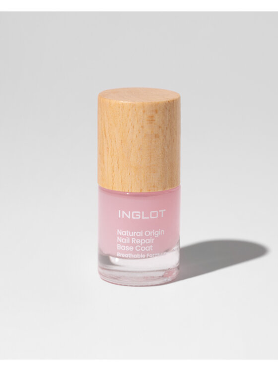 INGLOT INGLOT Natural Origin Baza do paznokci Różowa
