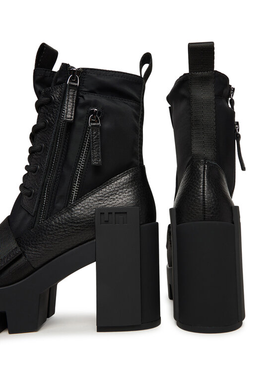 United Nude United Nude Μποτίνια Grip Combat Mid 1096201165 Μαύρο