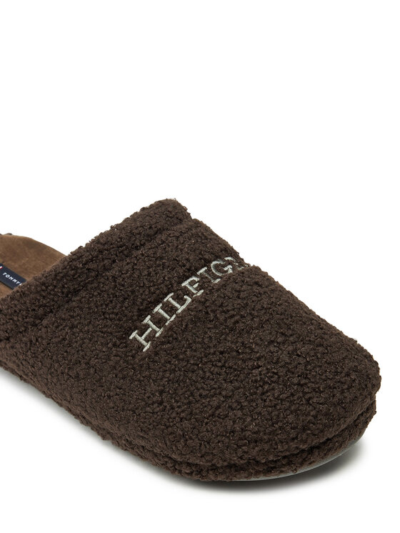 Tommy Hilfiger Tommy Hilfiger Copati Warm Curly House Shoe FM0FM05226 Rjava