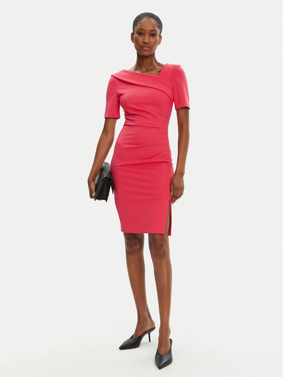 Rinascimento Rinascimento Коктейльна сукня CFC0122560003 Рожевий Regular Fit