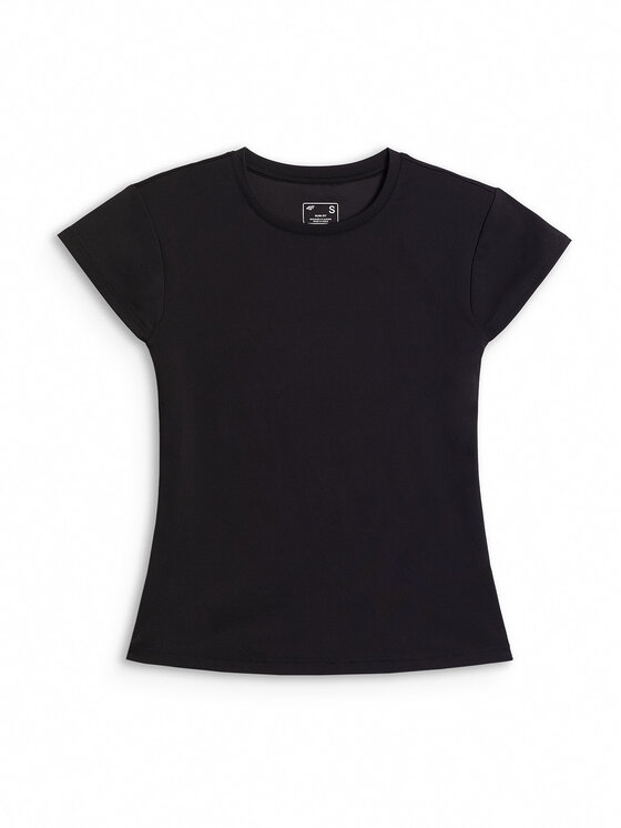 4F 4F T-Shirt COMMERCIAL Czarny Slim Fit