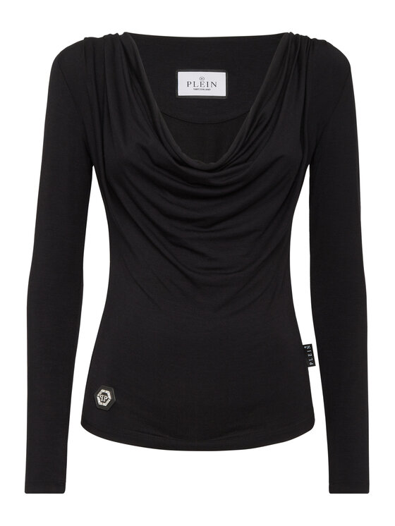 PHILIPP PLEIN PHILIPP PLEIN Bluza 26469 Czarny Regular Fit