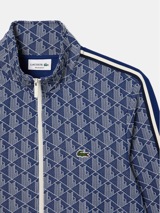 Lacoste Lacoste Mikina SH1368 Modrá Regular Fit