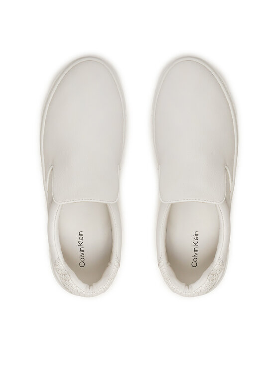 Calvin Klein Calvin Klein Laisvalaikio batai Cupsole Slip On HW0HW02297 Balta