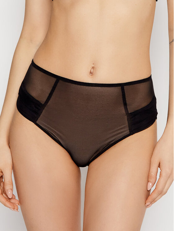 Chantal Thomass Chantal Thomass Mutande classiche a vita alta Encen's Moi T00440 Nero