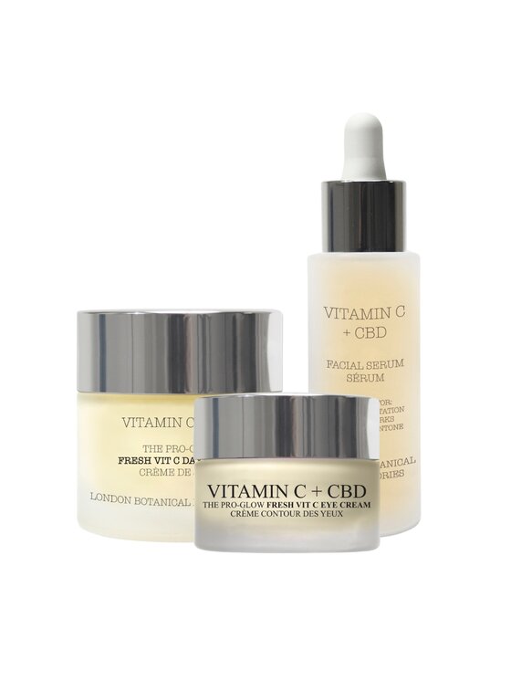 London Botanical Laboratories London Botanical Laboratories ErthSkin London Witamina C CBD Krem pod Oczy Krem Dzienny Serum