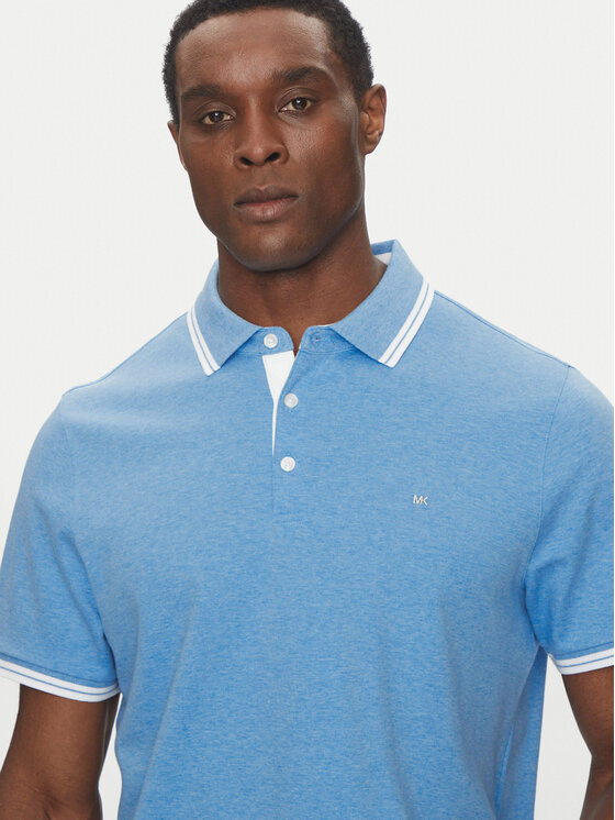 Michael Kors Michael Kors Poloshirt CS2512720B Blau Regular Fit
