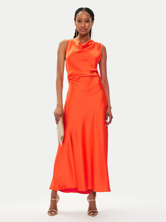 Imperial Imperial Cocktail obleka AEQJHBA Oranžna Slim Fit