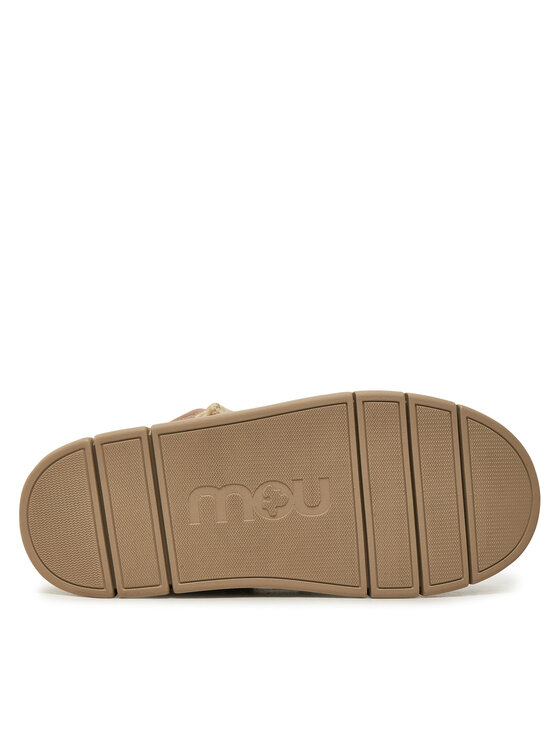 Mou Mou Μπότες Χιονιού Eskimo Bounce Sneaker FW531009A Μπεζ
