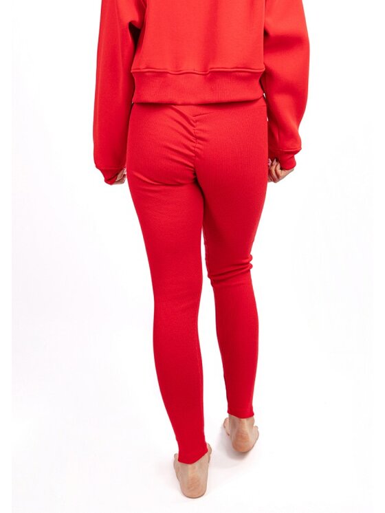 DKaren Sport DKaren Sport Legginsy DK-K-B13 Czerwony Classic Fit