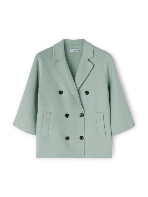 Motivi Motivi Cappotto invernale 0072W000102N005 Turchese Over Fit
