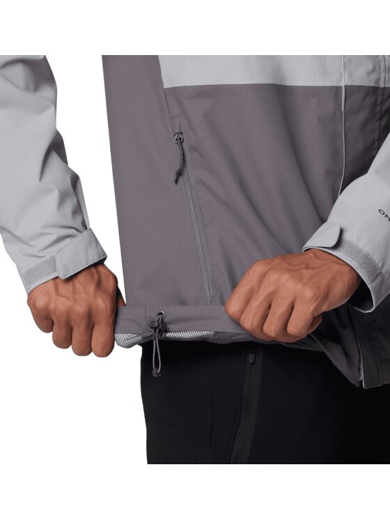 Columbia Columbia Kurtka outdoor Hikebound II Jacket 2089341039 Szary Regular Fit
