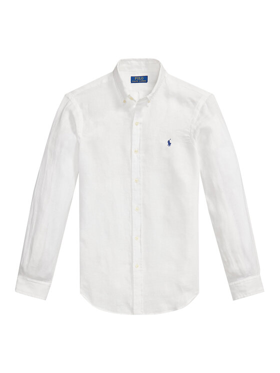 Polo Ralph Lauren Polo Ralph Lauren Marškiniai 710968915505 Balta Slim Fit