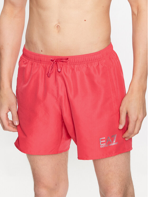 EA7 Emporio Armani Pantaloni scurți pentru înot 902000 CC721 23673 Coral Regular Fit