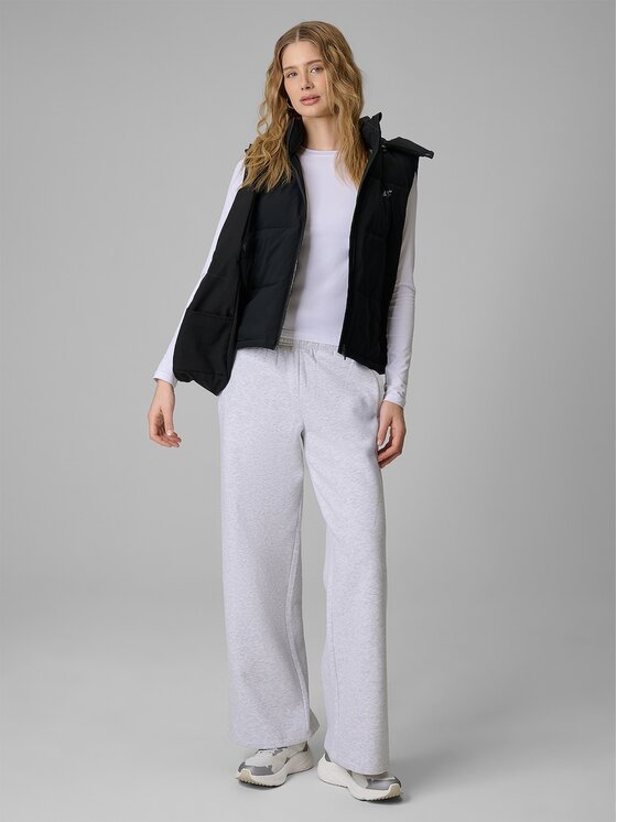 4F 4F Longsleeve 4FRSS26TLONF658-10S Biały Slim Fit