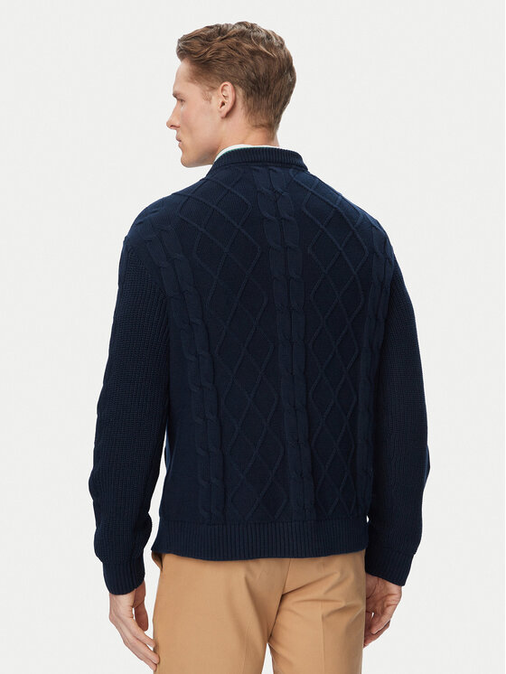 Tommy Jeans Tommy Jeans Džemper DM0DM23405 Tamnoplava Regular Fit